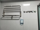 九牧（JOMOO）卫生间置物架毛巾架免打孔挂件套装浴室置物挂件亮银7件套9394037 实拍图
