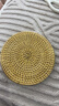 藤编隔热垫子家用防烫锅垫碗垫耐高温餐桌垫耐热盘子垫杯垫茶壶托 【16cm藤编垫】适:菜盘、汤碗 实拍图