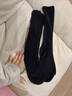 猫人jk小腿袜秋冬空调袜护膝显瘦高筒棉袜女士长袜黑色过膝长筒袜3黑 实拍图