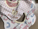 爱贝迪拉（AIBEDILA）婴儿口水巾纯棉围嘴360度旋转宝宝用品口水兜新生儿防水围兜4条装 实拍图