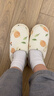 十月结晶月子鞋产妇秋冬产后坐月子厚底棉包跟防滑孕妇鞋 丛林蜗牛38-39 实拍图
