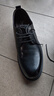 意尔康男鞋 男士皮鞋2025秋季新款商务正装鞋牛皮英伦德比鞋上班鞋子男 黑色 44 实拍图