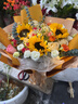 馨仪鲜花速递玫瑰向日葵康乃馨花束生日礼物全国同城配送 向日葵玫瑰混搭花束 实拍图