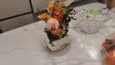 赟娅北欧仿真花假花客厅卧室桌面摆件花艺餐桌花家居玄关茶几装饰盆栽 life花瓶+朝气蓬勃花束组合 实拍图