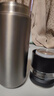京东京造保温杯【茶水分离】男女大容量316L不锈钢泡茶水杯子金属灰500ml 实拍图
