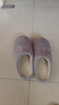 大嘴猴（paul frank）棉拖鞋男情侣时尚简约厚底家居保暖冬季拖鞋PF6661灰色280 实拍图