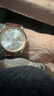 手表男士全自动机芯石英表皮带商务男士腕表 棕色款 实拍图