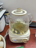 九阳（Joyoung）净萃全玻璃0胶水养生壶  办公室多功能煮茶器花茶壶 烧水壶恒温电热水壶 24h预约保温 1L WY107 实拍图