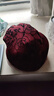 青衣麻相 中老年帽子 女士春夏时装帽盆帽 老人帽子中年女帽春秋休闲妈妈帽 女帽：花朵枣红色 可调节 实拍图