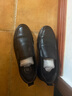 骆驼牌 皮鞋男士商务休闲鞋软底软皮爸爸懒人鞋子W932263660黑色41 实拍图