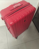爱华仕行李箱24英寸拉杆箱女大容量陪嫁旅行箱男密码箱多功能皮箱中国红 实拍图