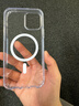 绿联 适用苹果12Pro/12手机壳 iPhone12/12Pro磁吸气囊防摔壳 镜头加高超薄6.1英寸 支持MagSafe 透明 实拍图