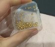 洲足金999金珠黄金小金珠金豆古法金珠DIY配件散珠隔珠路路通转运珠 3mm金珠  合单满 0.16g 包邮 多颗混发约0.08g 实拍图