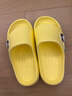 巴布豆儿童拖鞋男女童宝宝软底居家浴室夏季凉拖鞋 黄色 200码 实拍图
