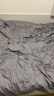 水星家纺四件套床上纯棉100%a类全棉透气被套床笠双人1.5米×2米床灰 实拍图