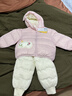 巴拉巴拉童装儿童羽绒服宝宝男女童2025冬装新款婴儿外套保暖上衣泡芙羽绒 粉色小苹果60356-白鸭绒 100 （充绒量81g 适合2-3岁） 实拍图