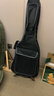相思鸟 38寸39寸吉他包 10mm加厚海绵双肩民谣吉他琴包吉他袋吉他盒黑色 实拍图