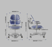 护童（Totguard）儿童学习椅可调节升降学生正姿四背坐姿椅 G985_奇思蓝 带脚踏 实拍图