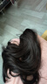 贝丽丝抓夹高马尾假发女梨花卷发自然短款假马尾仿真发辫子假发尾马尾辫 【升级发丝40cm】棕黑色 实拍图