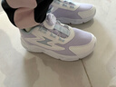361°童鞋 儿童跑鞋四季男女童3-14岁助推科技旋钮跑鞋 紫34 实拍图