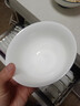 斯凯绨（Sky Top）面碗骨瓷大汤碗泡面碗沙拉碗陶瓷家用纯白餐具套装7英寸2件 实拍图