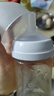 贝亲（Pigeon）自然离乳PPSU重力球吸管奶瓶 双把手240mL6月+(附带6月+12月奶嘴) 实拍图