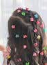 儿童发抓夹宝宝婴儿可爱公主发卡子女童不伤发饰品头花迷你小发夹 【50个装】梅花 实拍图