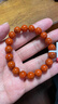 石玥珠宝精品10-11mm凉山南红玛瑙手串本命年转运珠手链男女士款礼物 实拍图