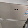 奥克斯（AUX）家用双门迷你小型冰箱 冷藏冷冻保鲜小冰箱 宿舍租房节能电冰箱 【国家补贴】BCD-24K118 基础款 银色 实拍图