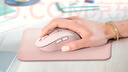 罗技（Logitech）M750M 通用版鼠标 无线鼠标 静音鼠标 对称鼠标 粉色 带Logi Bolt USB接收器 实拍图