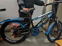 永久（FOREVER） 儿童自行车6-10岁自行车儿童单车儿童自行车小孩自行车儿童山地 标配蓝|单速+辐条轮+后货架+礼包 20寸【适用身高130-160cm】 实拍图