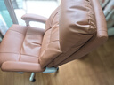 顾全电脑椅人体工学椅真皮办公椅可躺久坐舒适老板椅家用C570棕皮 实拍图