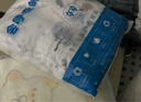 安可新婴儿7A抗菌全棉绉布浴巾 新生儿吸水洗澡纱布盖毯幸运熊100cm 实拍图