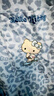 野兽派家居（tbh）三丽鸥Hello Kitty天丝棉家居服套装可外穿睡衣 短款 牛仔豹纹 M 实拍图