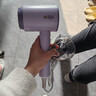 syouran电吹风机学生宿舍专用小功率男女折叠吹风机便携大学生寝室风筒500W800W1000W以下负离子不伤发 紫色800W可折叠（吹风机学生宿舍专用） 实拍图