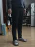 鸭鸭（YAYA）外穿羽绒裤男士秋冬款抽绳裤腰加厚保暖青年休闲直筒长裤K01 实拍图