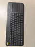 罗技（Logitech）K400Plus无线键盘触控 安卓智能电视电脑笔记本办公键盘 触摸面板无线触控键盘电池紧凑型即插即用 黑色 实拍图