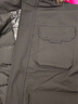 京东京造进口极寒95鹅绒服羽绒服男外套女冬季新款中长款新年 曜石黑 L 实拍图
