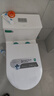 TOTOHEALTH系列虹吸式落地普通马桶大冲力静音抽水家用坐便器 C32【超炫虹吸+双滤芯】 250mm \300\350\400下单备注坑距 实拍图