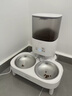 霍曼（Homerun）宠物智能自动喂食器猫粮定时猫咪自动投食机不锈钢双碗增高版 实拍图