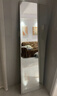 小匠材全身镜落地穿衣镜卧室衣帽间落地镜镜子宿舍铝合金贴墙镜白50*160 实拍图