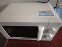 海尔（Haier）快捷微波炉家用小型 360°转盘加热 旋钮操控 易洁内胆 白色HW-M20J1W 实拍图