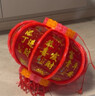 琉弦笙 灯笼大门挂的2026 新年装饰春节马年七彩水晶led走马旋转灯笼 福牌55cm直径【一对】 实拍图