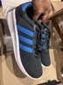 阿迪达斯（adidas）男鞋跑步鞋运动鞋轻便减震防滑休闲鞋 碳黑/空军蓝/白 42 实拍图