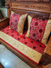 凯比特红木沙发坐垫中式海绵餐坐垫防滑罗汉床五木沙发垫套装定做 石榴花拼接沙发垫含芯 坐垫定制 实拍图