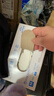 英科医疗（INTCO）一次性手套丁晴手套100只中码牙科厨房家务防护劳保白色丁腈手套 实拍图