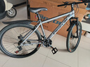 飞鸽（FG FLYING PIGEON）山地自行车成人男女变速山地车青少年中小学生车越野户外骑行单车 【铝合金线碟刹】G8002代-辐条轮-灰色 27.5寸轮组（适合170-190cm） 24速经典版 实拍图