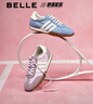 百丽（Belle）张凌赫同款彩虹豆透气新款德训鞋女商场款运动阿甘鞋D5R1DAM6 【周雨彤同色】香芋紫 37 实拍图