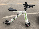 威尔杰迪折叠电动车轻便折叠滑板车超轻迷你助力代步便携双轮小型滑板车 升级版/可拆电池/贵族白双折把 实拍图
