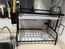 京严碗碟厨房收纳置物架沥水架置物架碗具收纳架多功能台置式储物神器 实拍图